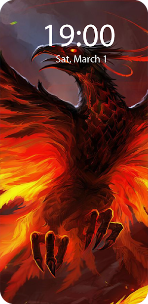 Phoenix Live Wallpaper Paralla Screenshot 3