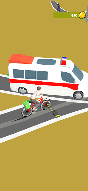 Paperboy scooter game Screenshot 2