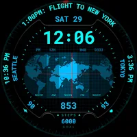 Worldtime Watch Face 037