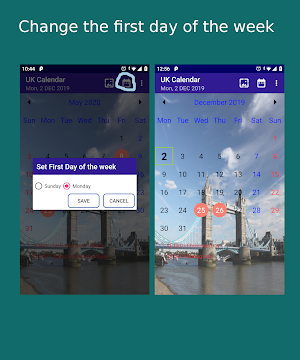 UK Calendar - Holidays 2020 - 2021 Screenshot 3