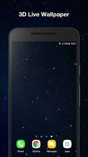 Dark Black Live Wallpaper Screenshot 0