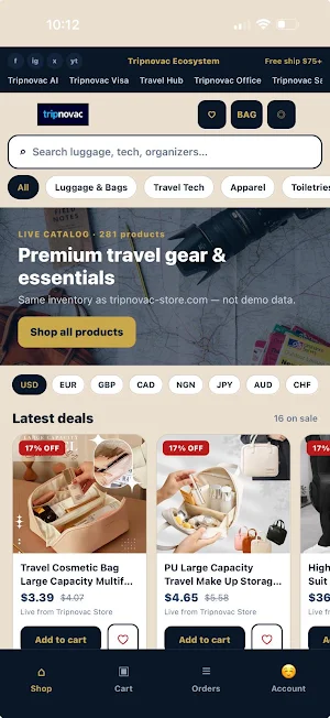 Tripnovac Store Screenshot 0