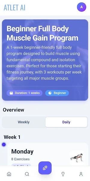 ATLET AI Screenshot 1