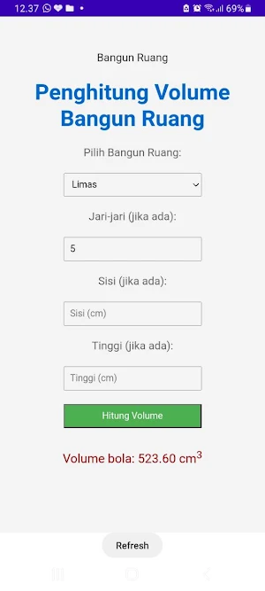 Volume Bangun Ruang Screenshot 3
