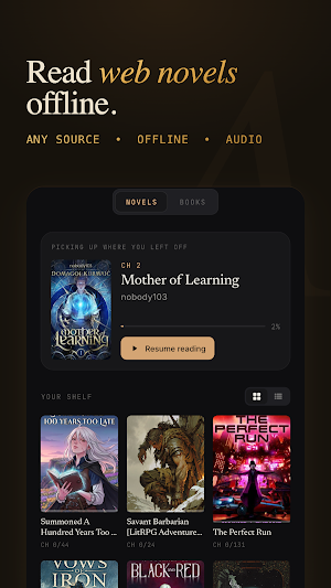 ArcReader: Web Novel Reader Screenshot 0