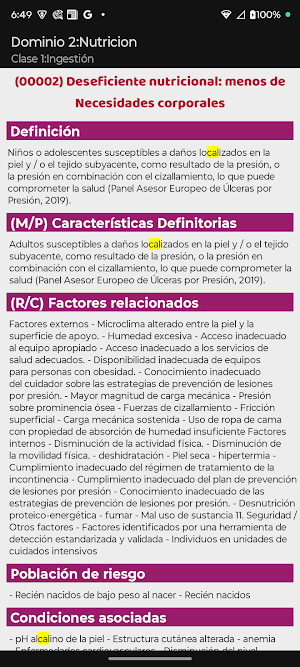 NANDA NOCNIC Nursing Assistant Screenshot 3