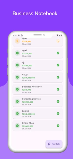 Busines Notebook & Finance Screenshot 1