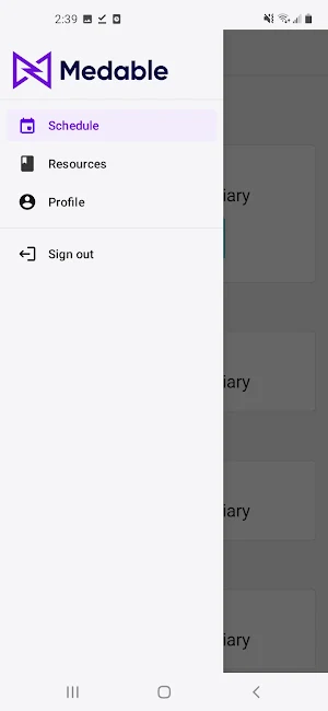 5051-201: Patient Screenshot 1