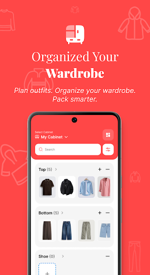 Outfit Planner digital Closeta Screenshot 0