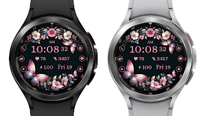AZ282 Butterfly Watch Face Screenshot 3