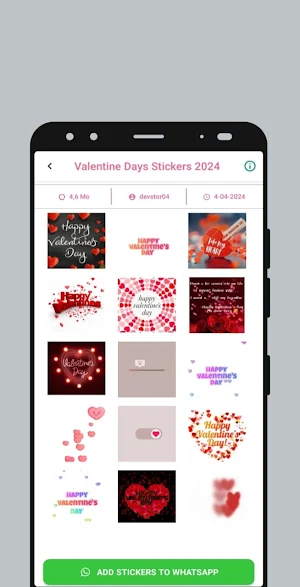 Valentine Day Stickers2024 Screenshot 3