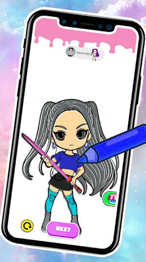 Kpop Demon Idol Coloring Screenshot 3