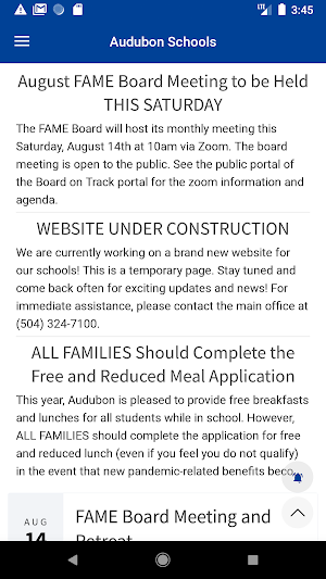 Audubon Schools Screenshot 0