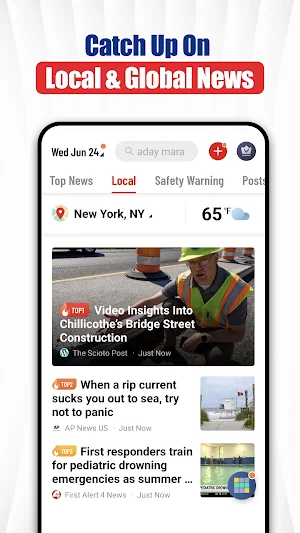 NewsRadar: Global Alerts Screenshot 1