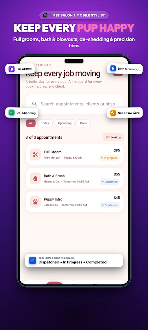 Dog Grooming Business Manager Screenshot 1