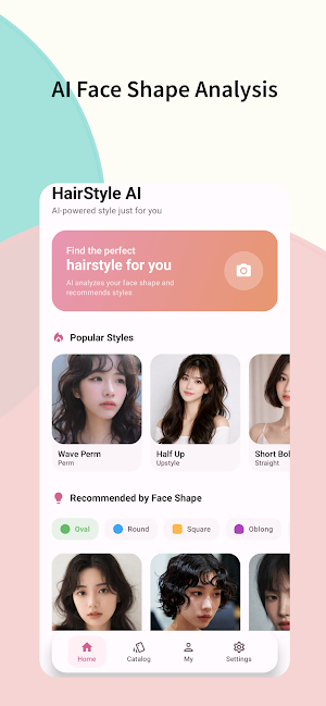 HairStyle AI - Face Analysis Screenshot 1