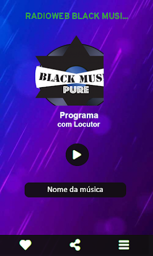 RadioWeb Black Music Pure Screenshot 1
