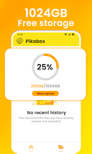 Pikabox: Cloud Space & Live TV Screenshot 0