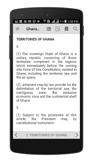 Ghana Constitution 1992 Screenshot 1