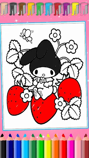 Kawaii Coloring, cute coloring pages Screenshot 3
