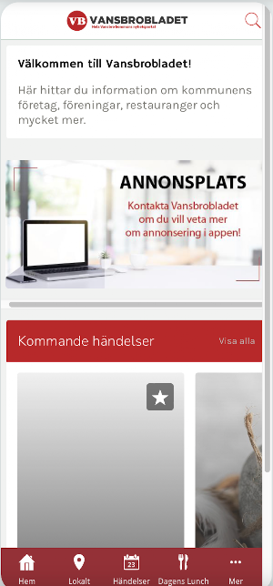 Vansbrobladet Screenshot 0