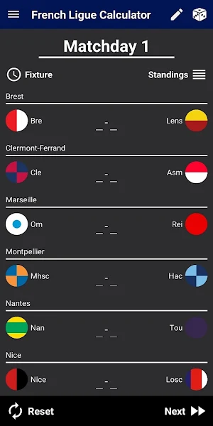 French League Calculator 23/24 Screenshot 0