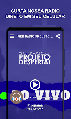 Web Rádio Projeto Despertai Screenshot 0