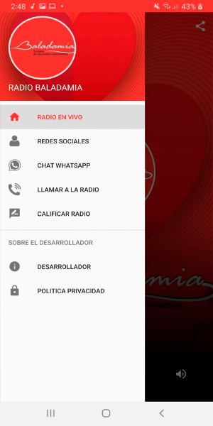 RADIO BALADAMIA Screenshot 2