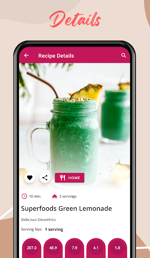 Delicious Smoothie Recipes Screenshot 2