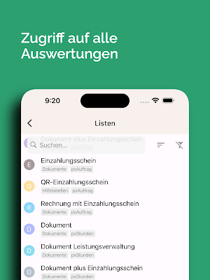 pfx Liste für Proffix Px5 Screenshot 3