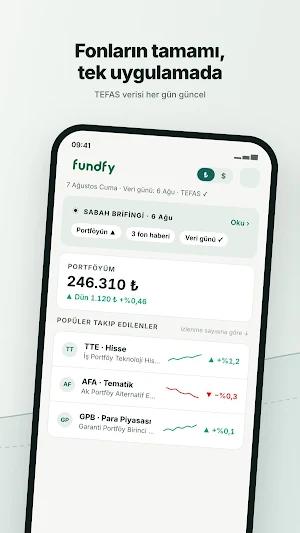 Fundfy: Fon Analizi & Takip Screenshot 0