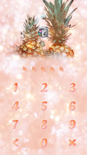 AppLock Theme Pineapple Screenshot 1