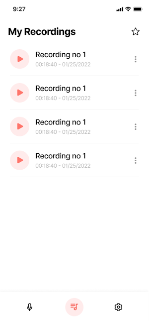 Voice Recorder - Voice Memos Screenshot 1