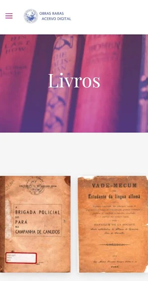 Obras Raras Acervo Digital Screenshot 1