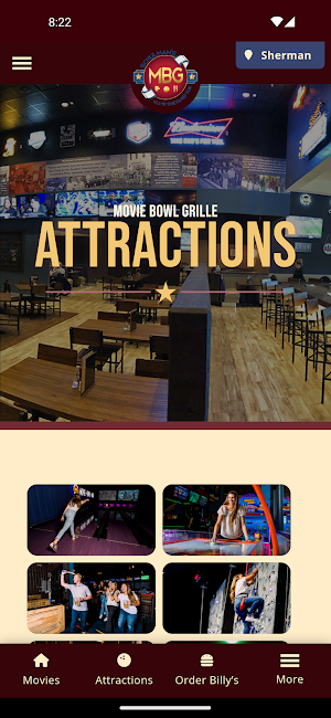Movie Bowl Grille Screenshot 3