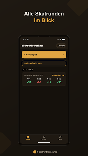Skat Punkte Rechner Screenshot 3