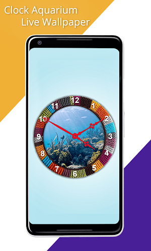 Clock Aquarium Live Wallpaper Screenshot 2