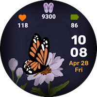 Butterfly Watch Face Animated