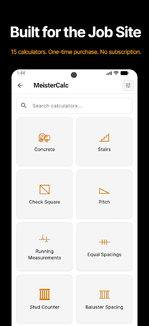 MeisterCalc Construction Calc Screenshot 0