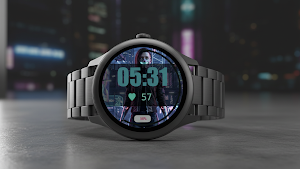 Netrunner Neon Mercenary Watch Screenshot 0