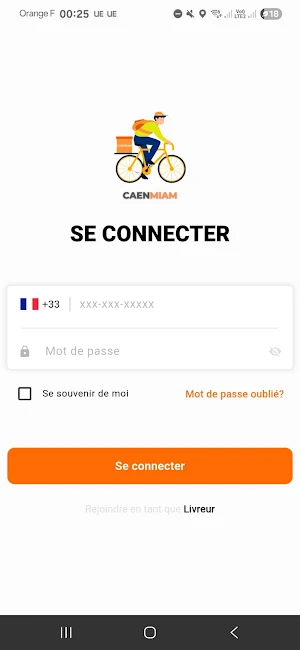 CaenMiam Livreurs Screenshot 0