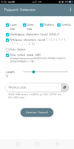 Password Generator Screenshot 3