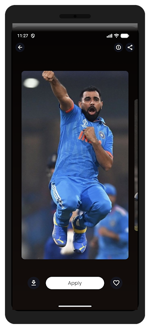 Mohammed Shami Wallpaper HD Screenshot 2