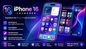iPhone 16 Launcher, iOS 18 Pro Screenshot 0
