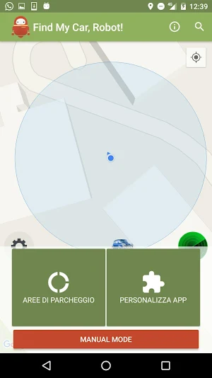 Find My Car Robot Screenshot 2