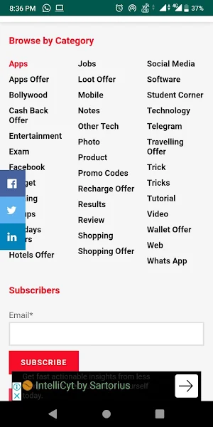 Technical Advisor Screenshot 1