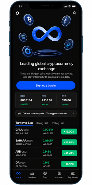 Coinate Exchange Screenshot 1