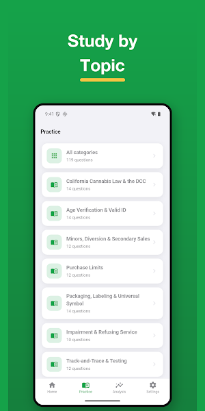 CA Cannabis Handler Prep Screenshot 3