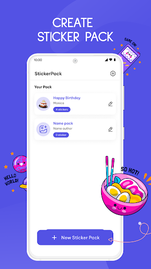Sticker Maker: Text stickers Screenshot 1