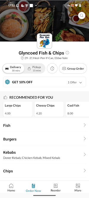 Glyncoed Fish and Chips Screenshot 1